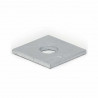 Arruela Galvanizado Quadrado 38 X38X 3MM Furo.18MM CEM