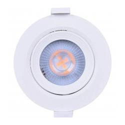 Spot Embutir LED Redondo 7W ABS 2700K - Philbra