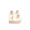 Plug Macho Para Telefone 1-RJ11 Branco