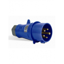 Plug Macho 3P+T 16A Azul N-4079 - Steck