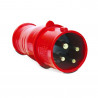 Plug Macho 3P+T 16A N-4076 Vermelho - Steck