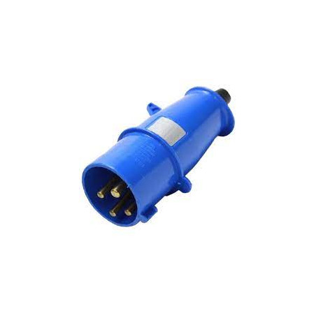 Plug Macho 3P+T 32A Azul N-4279 - Steck