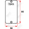 Tampa Cega Para Condulete 3/4 Branco - Inpol