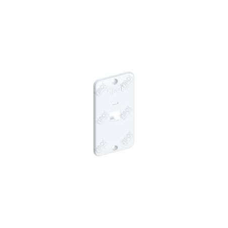 Tampa Tomada PVC Par Condulete 3/4 Branco 1RJ-45 - Inpol