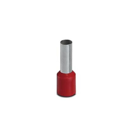 Terminal Isolado Tubular 95mm Vermelho