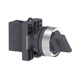 Comutador 22mm 3 Posição Fixa 1-0-2 - Metaltex ou Similar